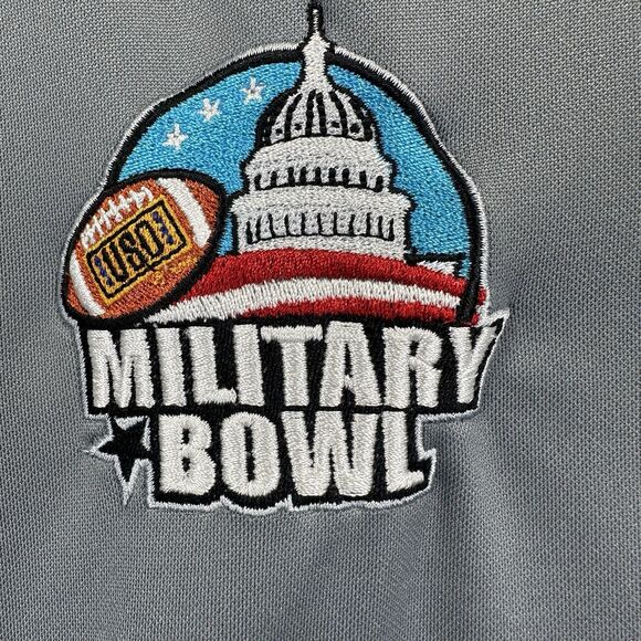 Nike Wake Forest Military Bowl Epic Dri-fit Training Jacket Mens XL Gray Black - Picture 7 of 16